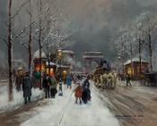 Arc de Triomphe, Neige - 爱德华·科尔特斯